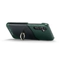 thumbnail image 2 of Allytechgroup Leather Case for Samsung Galaxy S24 Plus, Ring Holder Stand Cards Slots Back Cover Shockproof Anti-Scratch Luxury Phone Case for Samsung Galaxy S24 Plus, Green, 2 of 10