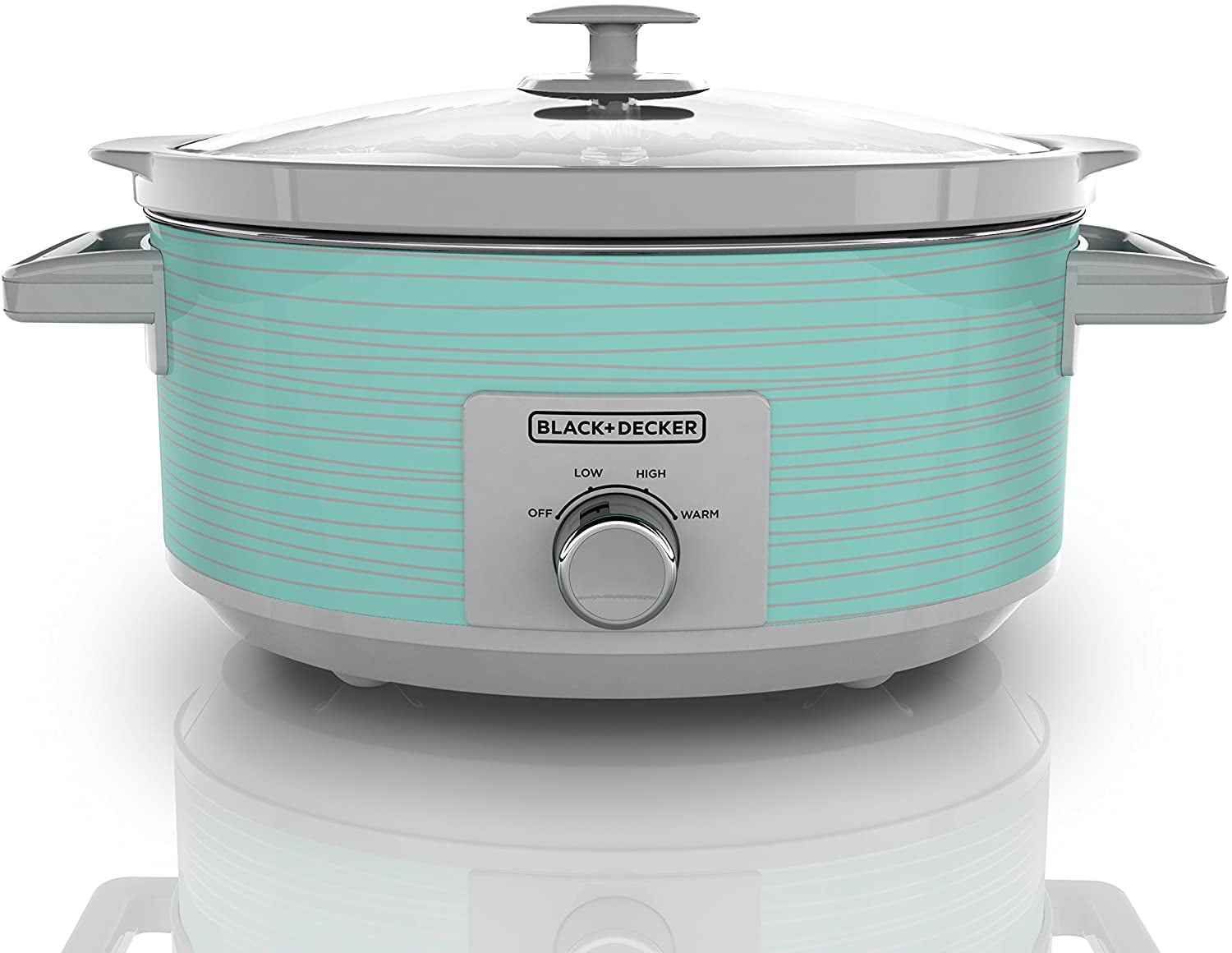 BLACK+DECKER SC2007D Slow Cooker, 7 quart, Teal Wave
