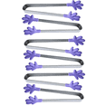 thumbnail image 1 of Mini pinzas de silicona de 6 uds, pinzas para alimentos con forma de mano, pinzas coloridas para niños pequeños para servir alimentos, cubitos de hielo Vhermosa Utensilios de Cocina, 1 of 5