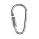 thumbnail image 3 of con Tornillo Escalada Mosquetón Plata Acero Inoxidable Camping Pesca Viajar 9.8cm Sunnimix Mosquetón, 3 of 6