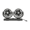thumbnail image 2 of Ventilador de coche genérico, ventilador de doble cabezal, ventilador de refrigeración giratorio de 360  degree, USB de 5V para vehículos automotrices de, 2 of 8