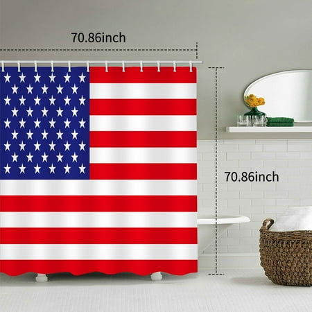 Shower Curtain Waterproof Polyester Fabric Bath Curtains 12