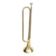 thumbnail image 3 of BB Bugle Latón Trompeta Instrumento musical Soplado portátil con guantes para fiestas Regalos musicales profesionales Niños Durable, 3 of 6