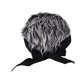 thumbnail image 3 of Hombo de peluca artificial Hat Funny Novelty Ajustable con peluca cabello de cabecera diadema de moda Gris, 3 of 8