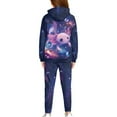 thumbnail image 2 of DISNIMO Galaxy Axolotl Hoodie Outfits for Girls 4-5 Hoodie with Pants for Boys 2 Piece Hoodie Set for Girls Pullover Hoodies And Joggers for Kids Tracksuit Set Girls Sweatshirt with Pockets, 2 of 7