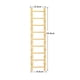 thumbnail image 5 of Miniescalera decorativa de madera perfecl Amarillo 9 pasos, 5 of 5