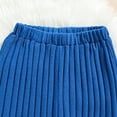 thumbnail image 7 of Kiijoy Big Girls Outfits Solid Color Ribbed Long Sleeve Sweater Pants Set, Sizes 7-8, 7 of 7