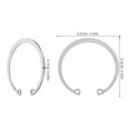 thumbnail image 2 of WEUVEB 5Pcs Replacement Parts Circlip Assortment Set 304 Stainless Steel Corrosion Resistance, 2 of 7