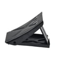 thumbnail image 1 of Cuña de acero para ruedas, plegable, estable, portátil, antideslizante, de metal, para SUV, camiones, autocaravanas, remolques Negro, 1 of 8