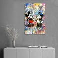 thumbnail image 5 of Banksy Graffiti Lovely Mickeys Minnie Wall Art Poster Gifts Bedroom Prints Home Decor Hanging Picture Canvas Painting Posters 24x36inch(60x90cm), 5 of 6