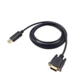 thumbnail image 1 of Mistaha 1.8M Male Display Port DP to VGA Male Adapter Cable Converter 1080P Video Cable, 1 of 8