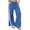Navy, variant on Tqcoqu Women's High Waist Wide Leg Sweatpants, Lace Side Stripe Drawstring Split Hem Pants with Pockets, Y2K Trendy Casual Athletic Pants