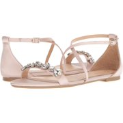 Jewel Badgley Mischka Tessy Champagne JW2313 Women's Size 8