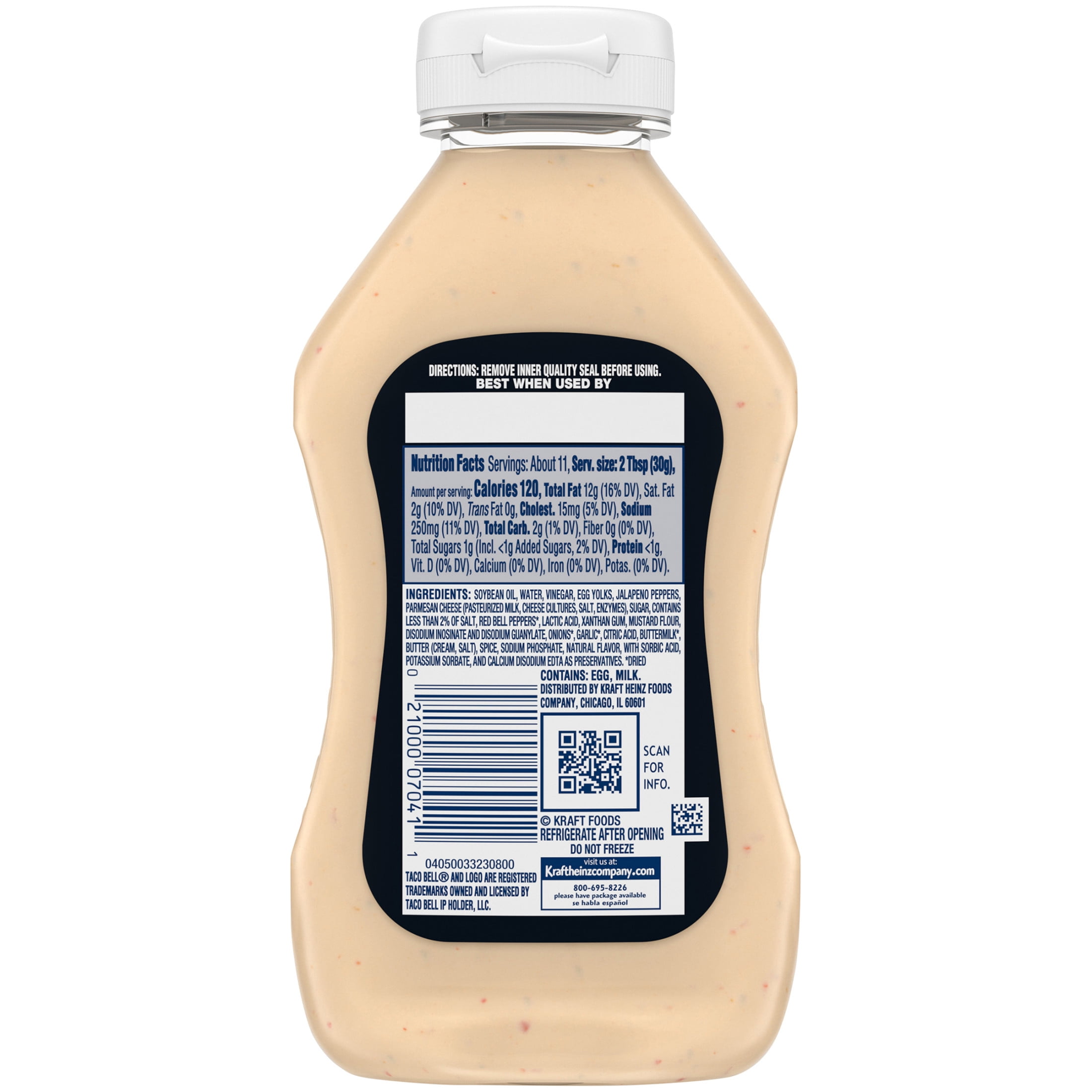 Taco Bell Baja Sauce, 11 fl oz Bottle