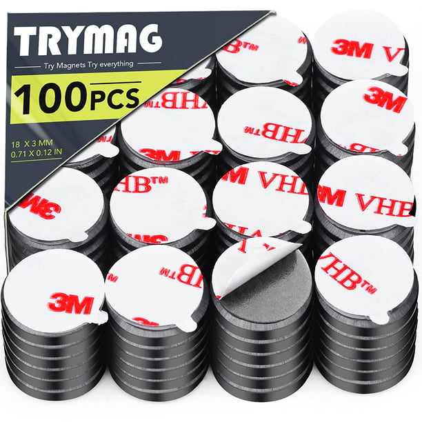 DIYMAG Ceramic Magnets for Crafts, Small 18mm (709 inch) Round Disc Crafts Magnets, 100 Pcs Walmart.com