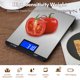 thumbnail image 3 of Pesador electrónico Báscula digital para alimentos 10kg/22lb Báscula de cocina digital recargable con pantalla LCD Botones táctiles Opción de 7 unidades 3g/0.1oz Graduación precisa Báscula digital de Abanopi  Pesador electrónico, 3 of 7