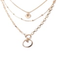 thumbnail image 1 of Jusqu'à 65 % de Réduction sur les Colliers SMihono pour Femmes Mode Multicouche Géométrique Couture Perle Collier Lettre, 1 of 3