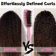 thumbnail image 2 of Curling brush definition, ventilated curling brush definition, easy to comb and shape women's and men's curly hair, suitable for all wet or dry hair types, reducing frizz, 2 of 6