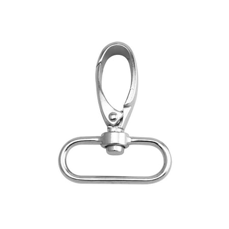 

Fenggtonqii Silvery 1.5 Inner Diameter Oval Ring Large Olive Buckle Lobster Clasps Swivel Snap Hooks Pack of 4