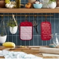 thumbnail image 2 of KitchenAid Albany Pot Holder 2-Pack Set, Passion Red, 7"x10", 2 of 5