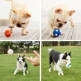 thumbnail image 4 of sunsanly Squeaky Dog Toy Ball Soft Dog Toys Bite Resistant Teeth Grinding Chew Toy Decompressing Puppy Teething Balls Latex Dental Cleaning Interactive Ball for Dog Cat, 4 of 8