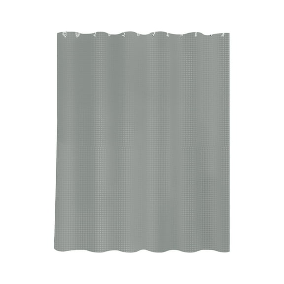 Eoozwa Double Sided Shower Curtain Waterproof Mildew Proof Polyester Fabric No Drill Needed Waffle Weave Design 72x72 Inches Bathroom Decor