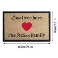 thumbnail image 4 of Carpet,Happy Valentine's Day Gnome Decorative Doormat Indoor Outdoor Entrance Bathroom Doormat Welcome Mats Floor Doormat, 4 of 5