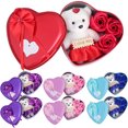 thumbnail image 2 of Caja de regalo con forma de oso de jabón, rosa, flor de amor, regalo romántico para Navidad, día de San Valentín, día de la madre, boda, cumpleaños, decoración del hogar, fiesta, 2 of 5