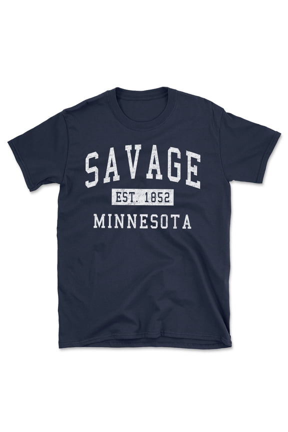 Savage Minnesota Classic Established Men's Cotton T-Shirt