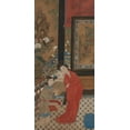 thumbnail image 2 of dynasty, China Qing 13x24 Gold Ornate Wood Framed with Double Matting Museum Art Print Titled - Yang Guifei Leaving the Bath, 2 of 4