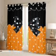 thumbnail image 2 of Homewish Teens Adults Female Men Cute Ribbon Bowtie Blackout Curtains Set of 2 (52x84 Each),Cartoon Polka Dots Window Curtains,Dreamy Princess Curtains and Drapes,Luxury Bedroom Decor, 2 of 6