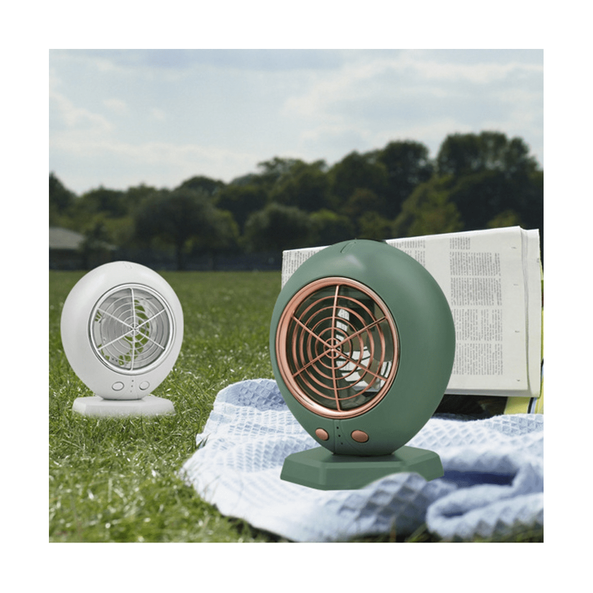 2 In1 Portable Mini Humidification Air Conditioning Fan 200ML Desktop