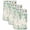 Khaki Green, variant on Eucalyptus Leaves Kitchen Towels Set of 2, Spring Daily Flowers Plants Gray Plaid Absorbent Dish Towels for Kitchen, Microfiber Hand Towel, Quick Drying Tea Towel for Cleaning Decorative Dishcloths