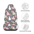 thumbnail image 3 of Lsque Llamas Pattern Car Seat Covers for Front Seats , Waterproof Seat Covers for Cars, Sporty Front Seat Covers,Car Seat Cover Protector Front Seats, 3 of 5
