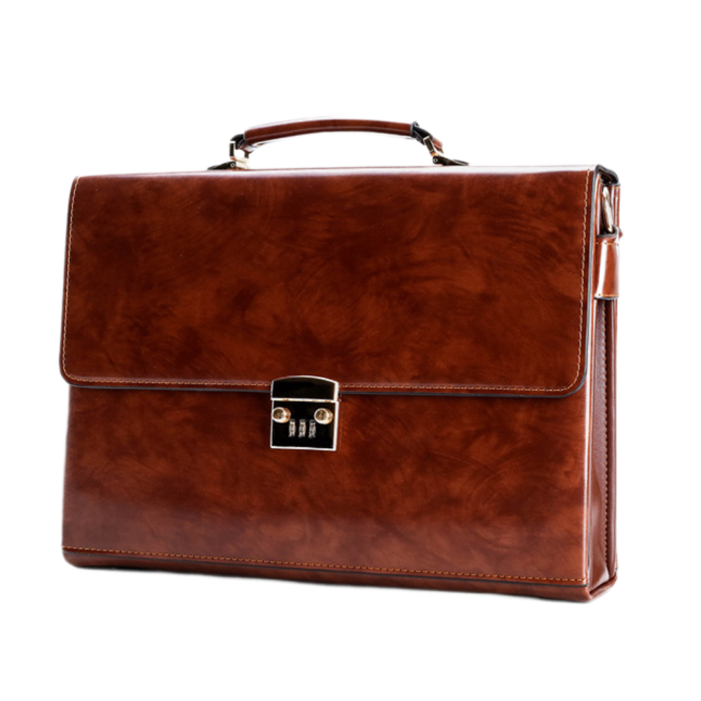Simple Men'S Business Briefcase Password Lock Briefcase Large Capacity