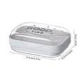 thumbnail image 3 of Soap Box With Cover, Waterproof Plastic Soap Dish With Drainage Holes, Durable Bathroom Soap Holder for Kitchen and Travel, 3 of 6