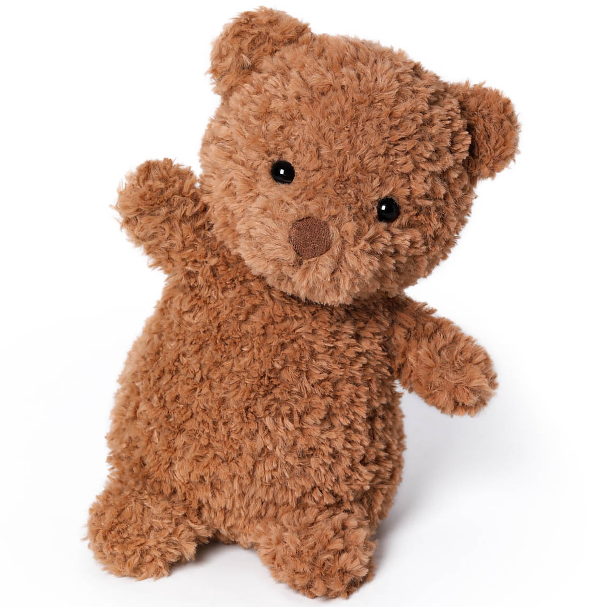 McHugs: Kindergarten Series - Swiss Roll Bear - 7" Brown Stuffed Animal Plush, Soft Weighted Cuddle Toy, Cozy Comfort Play Companion, Baby-Toddler-Kid
