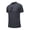 Gray, variant on OIOLOYJM Men's Workout T-Shirt Summer Sport Quick Dry Stretch Lightweight Shirts Casual Basic Athletic Work Tops (No Sunglasses) Black L