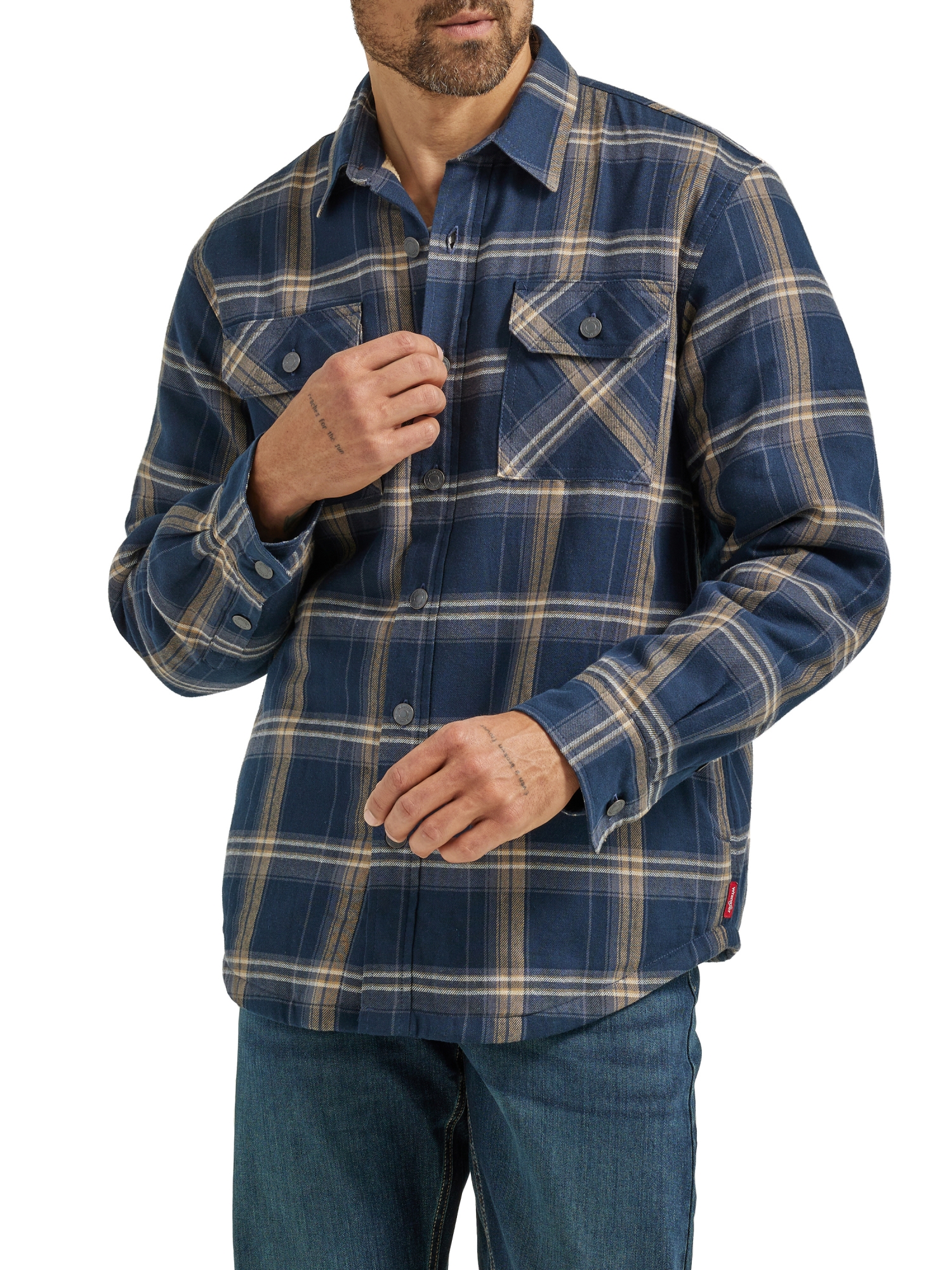 Wrangler Men's Long Sleeve Heavyweight Shirt - image 4 of 8