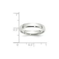 thumbnail image 2 of 14k White Gold 4mm Ltw Comfort Fit Band Size 8.5 Ring, 2 of 2