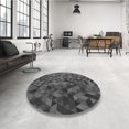thumbnail image 4 of Ahgly Company Machine Washable Indoor Square Transitional Sonic Silver Gray Area Rugs, 8' Square, 4 of 7