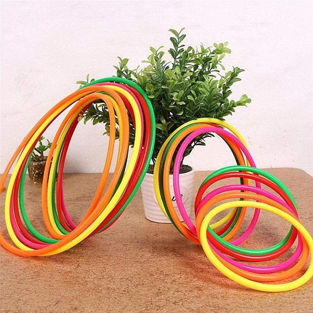 Hysagtek 21 Pcs Plastic Toss Rings Carnival Rings Toss Game for Kids Fun  Target Toys, Party Favor Games, Speed and Agility Practice Games,  Multicolor