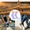 thumbnail image 4 of Unique Bargains 1 Pair Women's Soft Sleep Cozy Socks Purple 93% Polyester 7% Spandex, 4 of 5