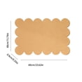 thumbnail image 3 of Ohmyroo Scalloped Border Fabric Bulletin Board Rectangular Note Board Peel And Stick Photo Display For Office Room Decor, 3 of 6