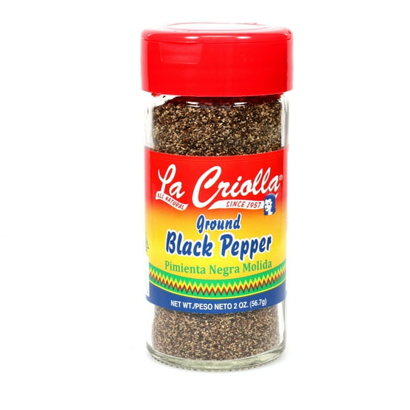La Criolla Ground Black Pepper, 8 oz