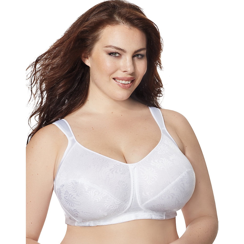 Just My Size JMS Gel Cushion Strap Wirefree Bra, Color White, Size