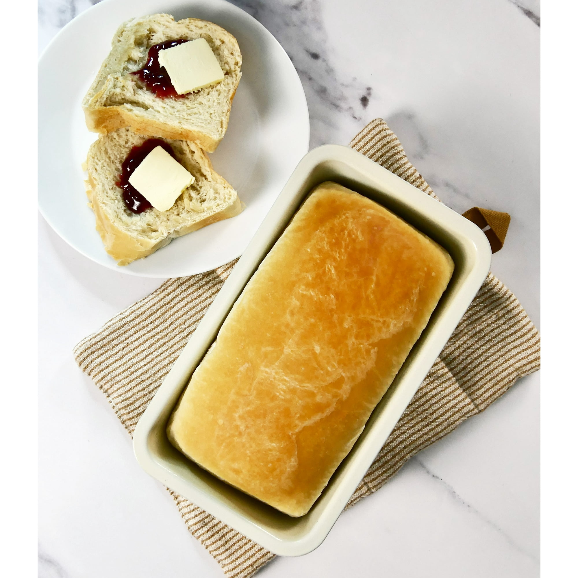 Kitchen Gear By USA Pan Nonstick Ceramic Seamless Small Loaf Pan