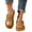 Coffee, variant on Women Adjustable Buckle Perforated Platform Clog Mules Round Toe Slip On Casual Shose