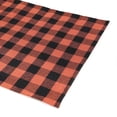 thumbnail image 4 of Fingercraft Table Runners, Buffalo Plaid Cotton Table Centerpieces, Dresser Décor for Home and Dining Rust Black-72, 4 of 6