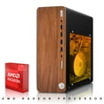 thumbnail image 3 of Restored HP Full Dark Gaming PC Desktop Computer – AMD Pro A10-9700,RX 550 Graphics,8GB RAM,256GB SSD,Dual 24 Inch Curved Monitor,RGB Keyboard with AI Copilot,Mouse,WiFi,RGB Headphone,Windows 11 (Refurbished), 3 of 9